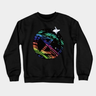 Rainbow Space Extinction Rebellion Crewneck Sweatshirt